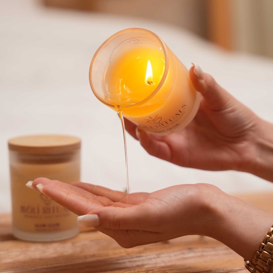 Slow Glow • Warm Body Oil Candle