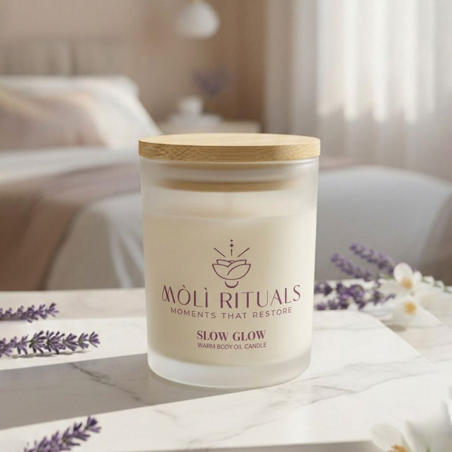 Slow Glow • Warm Body Oil Candle